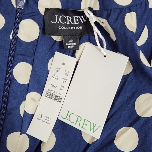 J. Crew Cecily In Polka-Dot Print Dress - Picture 10 of 13